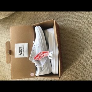 Brand new white vans